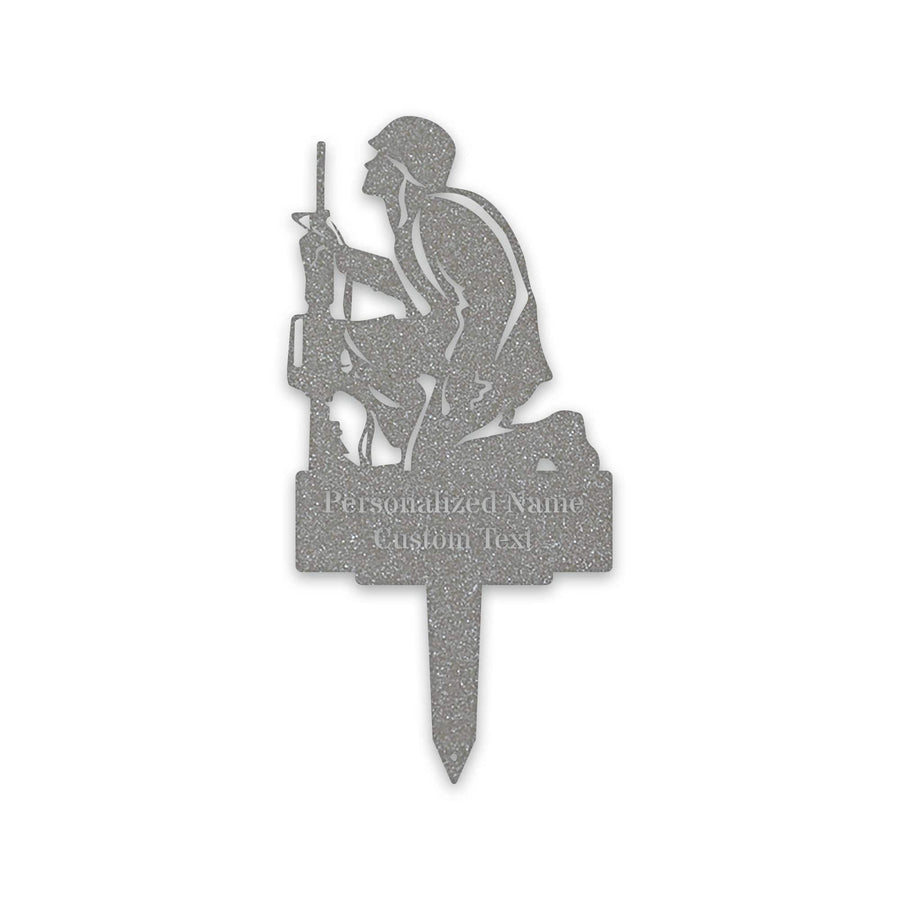 Soldier Memorial Stake - Personalized