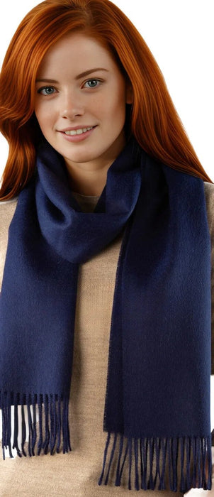 Solid Weave Brushed Alpaca Scarf