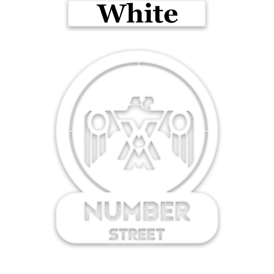 Southwestern Tribal Thunderbird Customizable Metal Address