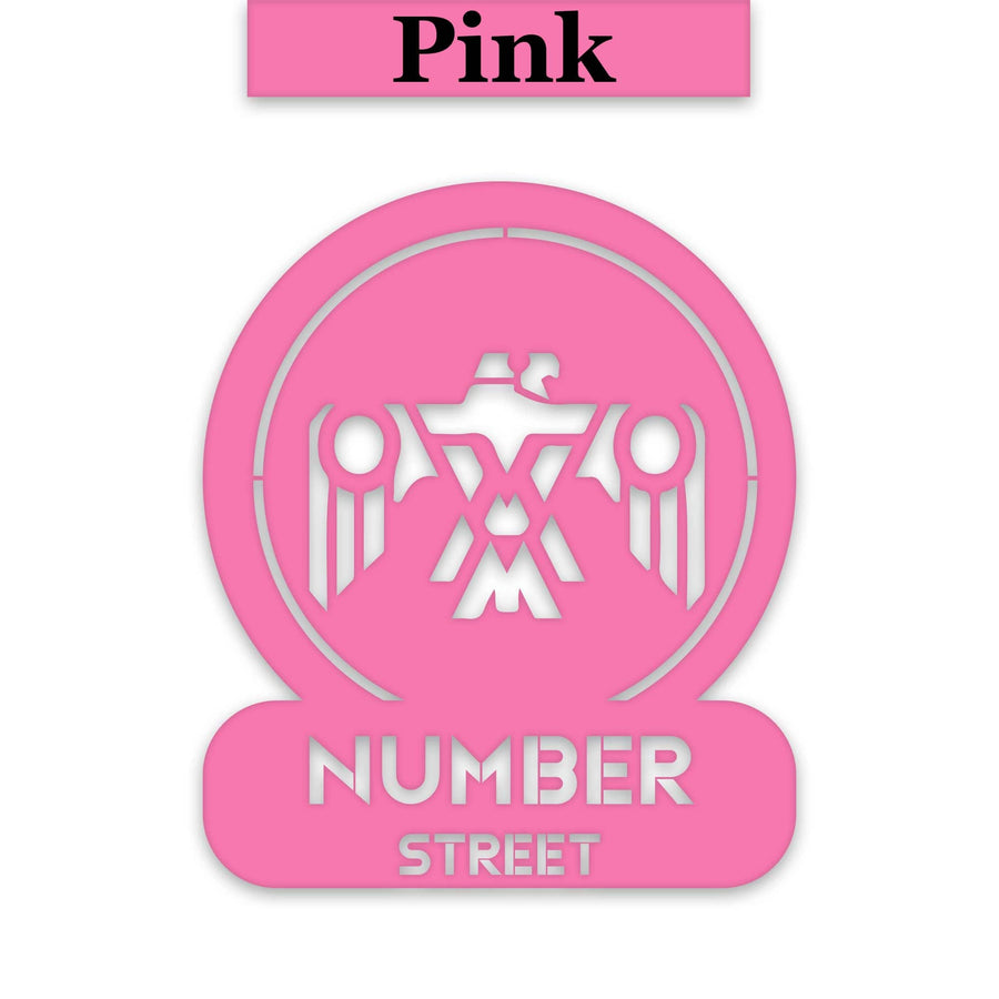 Southwestern Tribal Thunderbird Customizable Metal Address