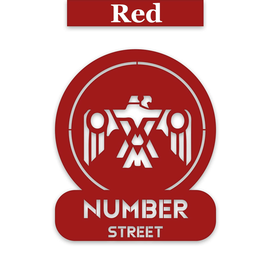 Southwestern Tribal Thunderbird Customizable Metal Address