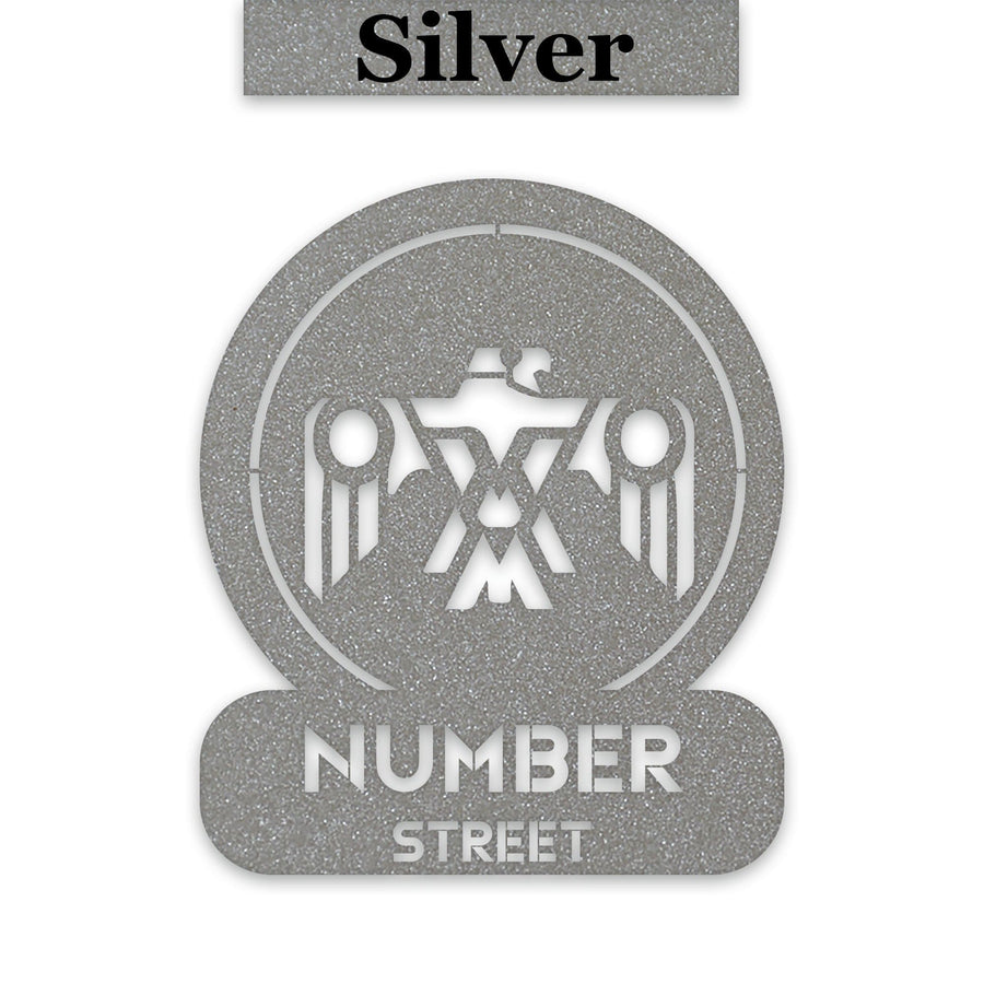 Southwestern Tribal Thunderbird Customizable Metal Address