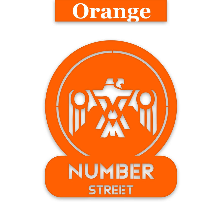 Southwestern Tribal Thunderbird Customizable Metal Address