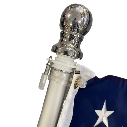 Spinning Flagpoles