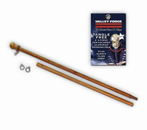 Spinning Flagpoles