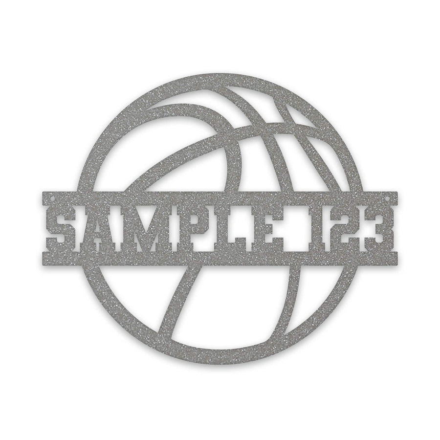 SPORT BALL- BASKETBALL Custom Metal Sign