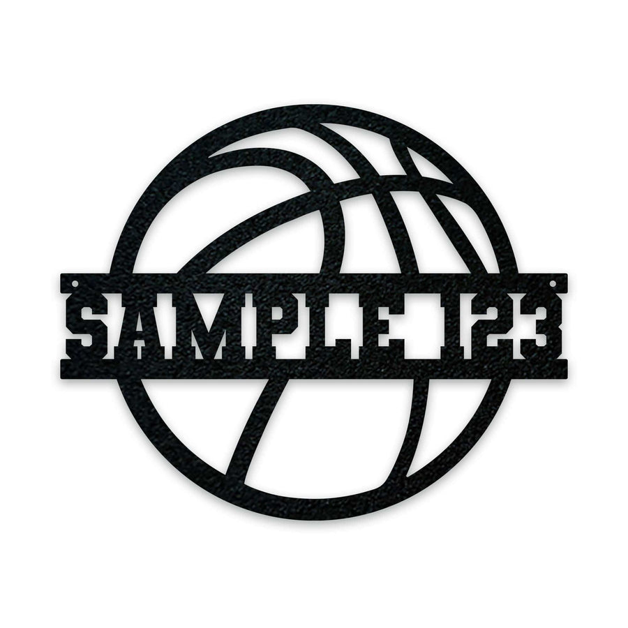 SPORT BALL- BASKETBALL Custom Metal Sign