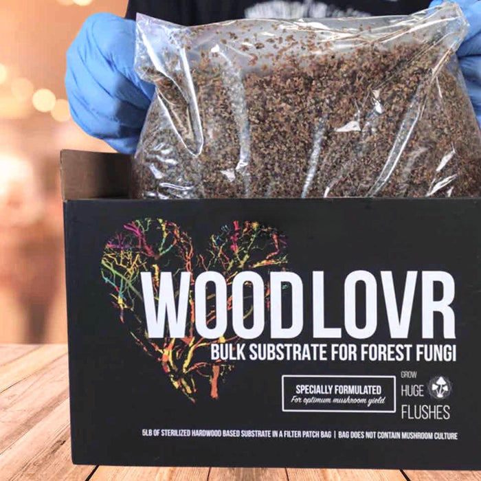 North Spore ‘Wood Lovr’ Organic Hardwood-Based Sterile Mushroom Substrate by Farm2Me