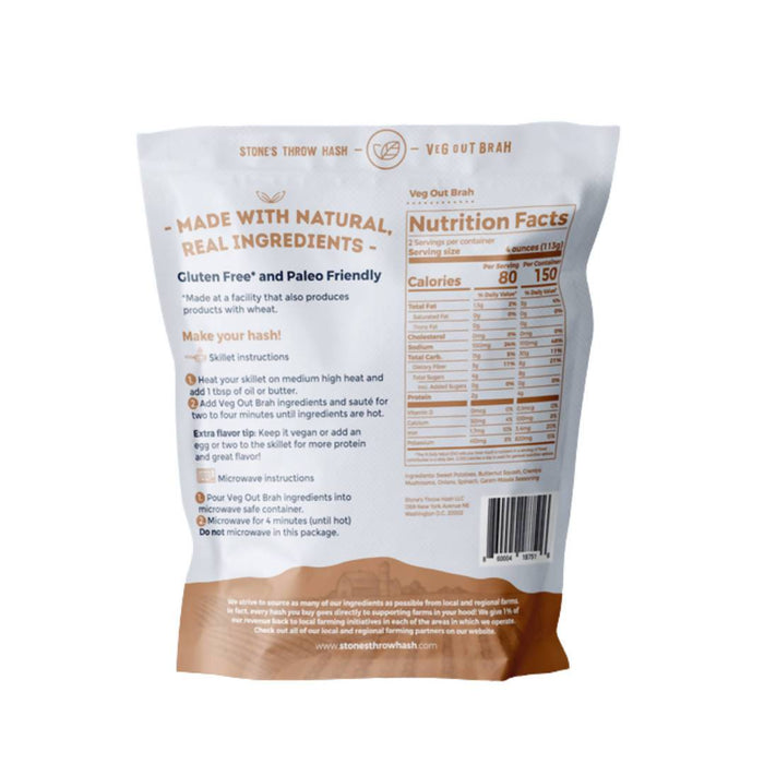 Stone’s Throw Hash Veg Out Brah Hash Bags - 6 bags x 8oz by Farm2Me