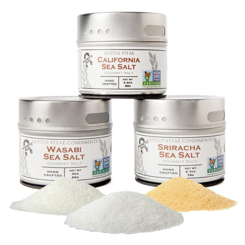 Sushi Night Sea Salts - 3 Tins Collections & Gift Sets Gustus Vitae
