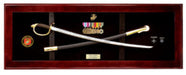 USMC NCO Sword Display Case, Sword Display Frame., , The Military Gift Store, USMC Sword Case