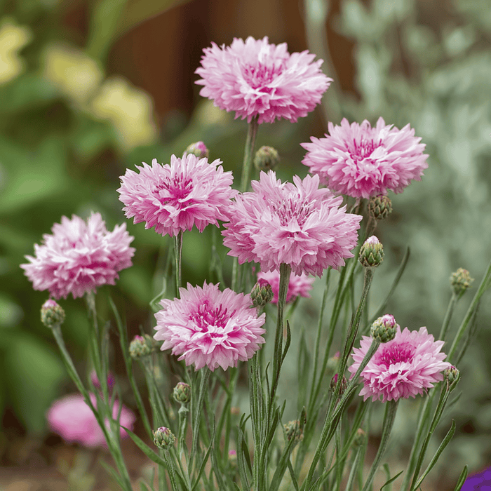 Tall Pink Cornflower