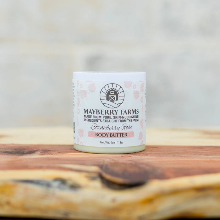 Strawberry Rose Tallow, Honey & Beeswax Body Butter