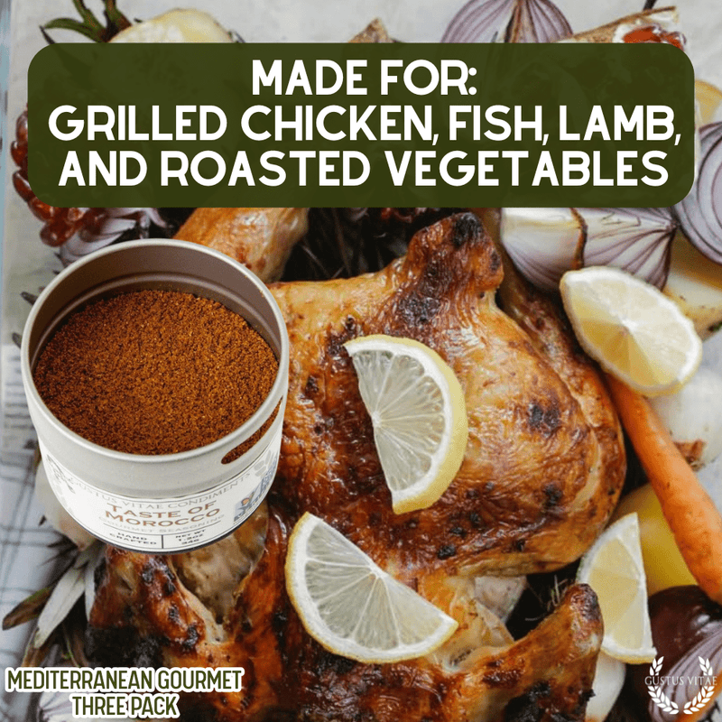 Taste of the Mediterranean - 3 Tins Collections & Gift Sets Gustus Vitae