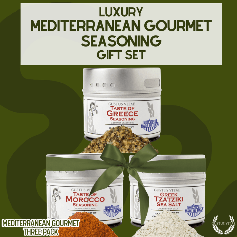 Taste of the Mediterranean - 3 Tins Collections & Gift Sets Gustus Vitae