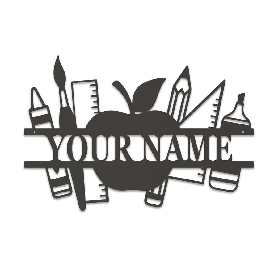 Teacher Classroom Art Monogram - Personalized