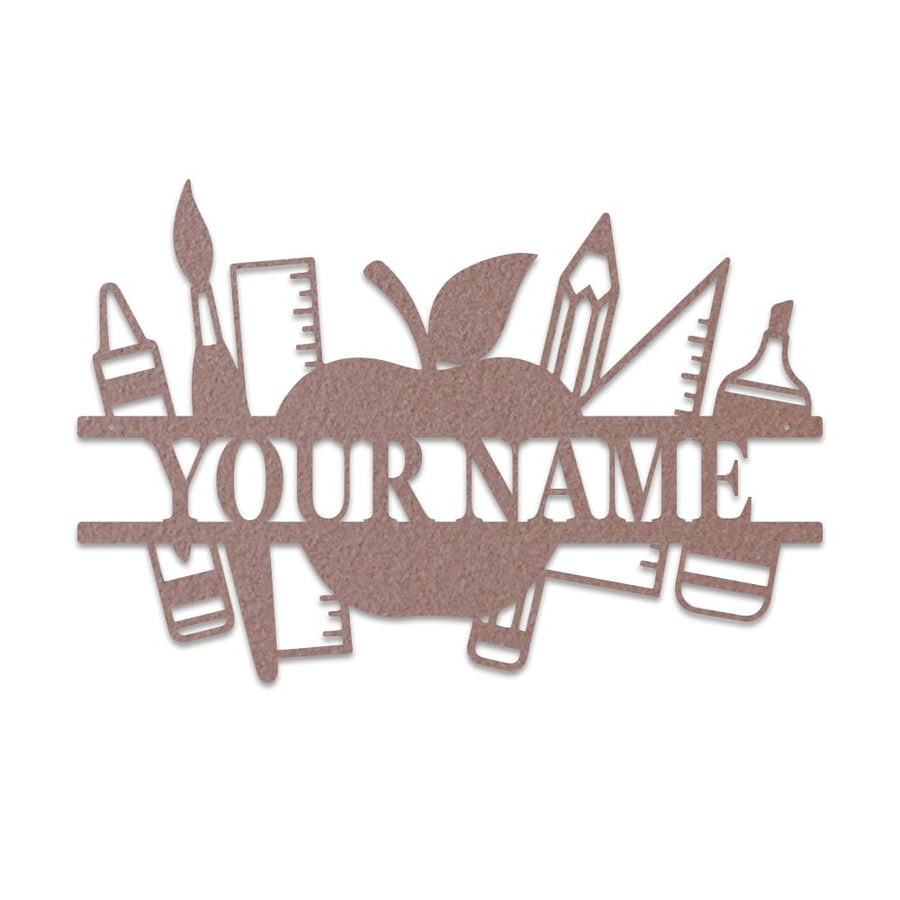 Teacher Classroom Art Monogram - Personalized