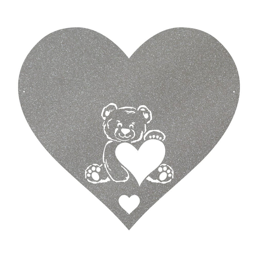 Teddy Bear Monogram Metal Sign