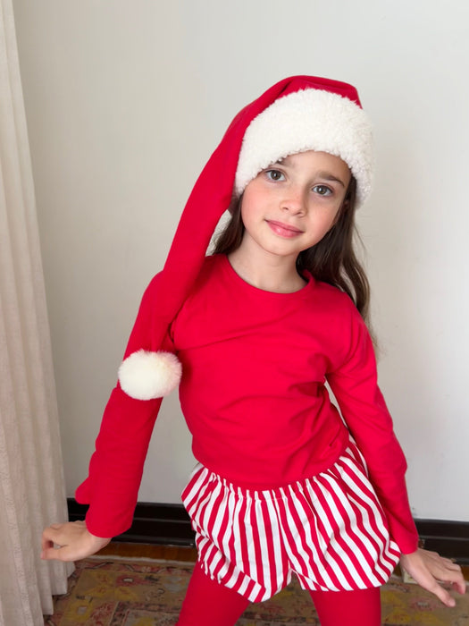 Red Candy Cane Striped Elf by Band of the Wild