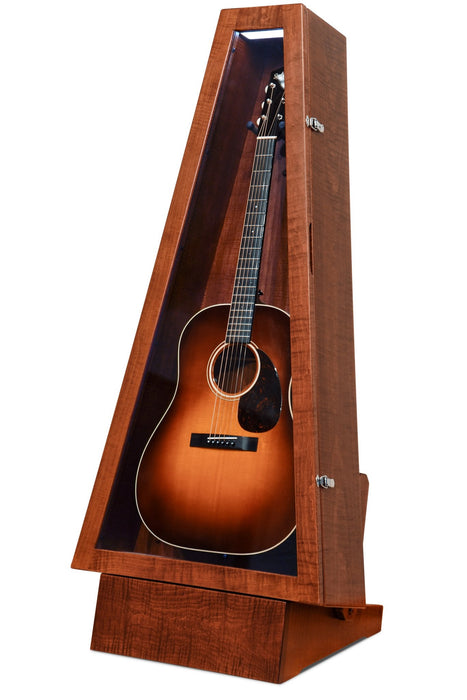 Climastand Triangle Humidor With Base Flame Maple With Acres Stain