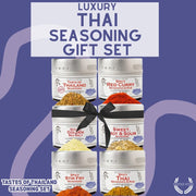 Thai Seasoning Gift Set - Tastes of Thailand - Artisanal Spice Blends Six Pack Collections & Gift Sets Gustus Vitae