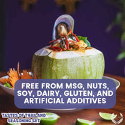 Thai Seasoning Gift Set - Tastes of Thailand - Artisanal Spice Blends Six Pack Collections & Gift Sets Gustus Vitae