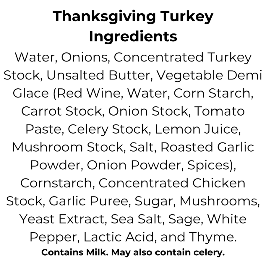 Thanksgiving Turkey Gourmet Gravy