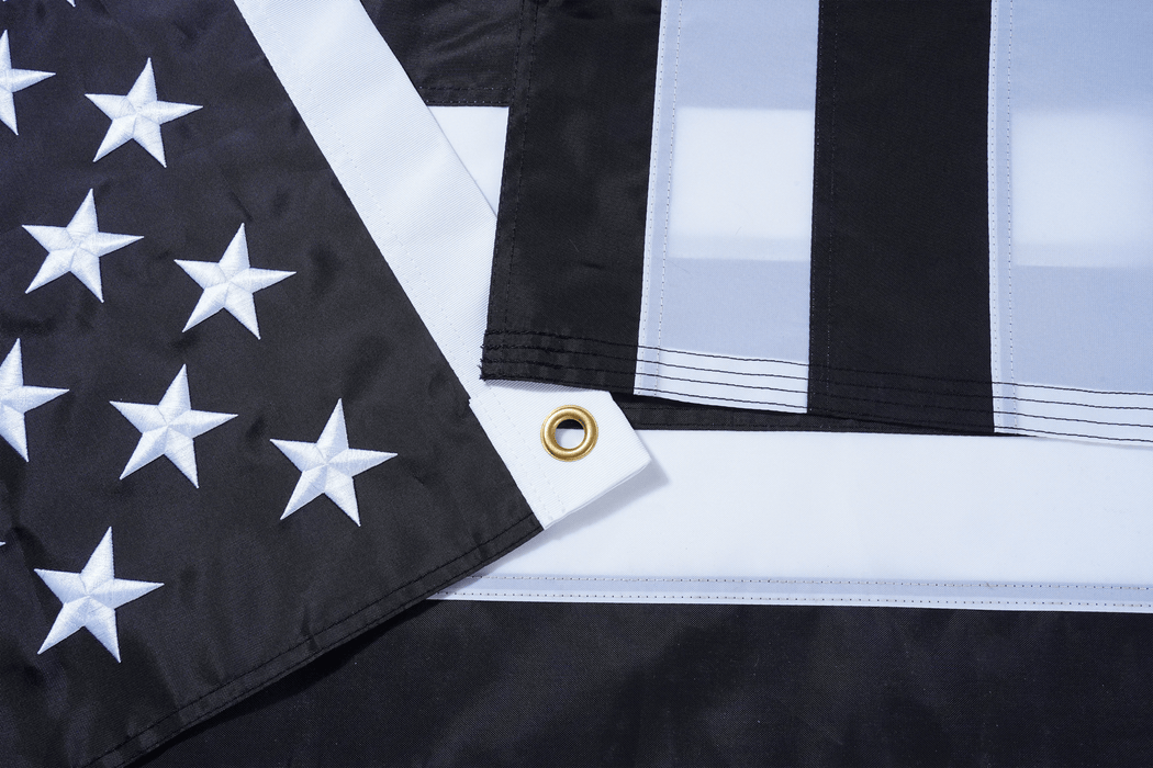 Thin Blue Line American Flag - 100% Made in USA
