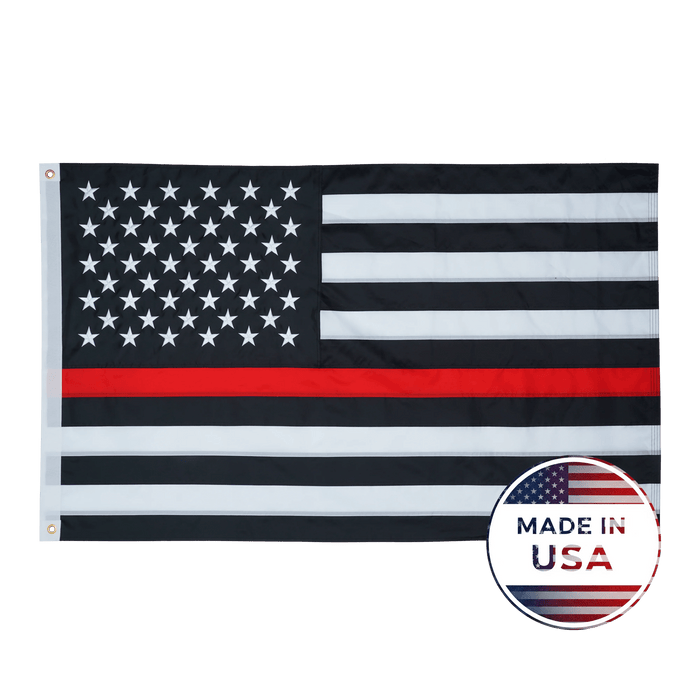 Thin Red Line American Flag - 100% Made in USA