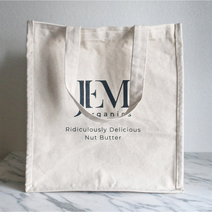 JEM Organics Eco-Friendly Canvas Tote Bag by Farm2Me