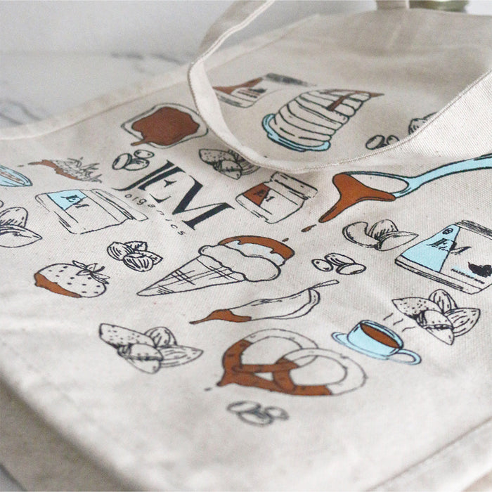 JEM Organics Eco-Friendly Canvas Tote Bag by Farm2Me