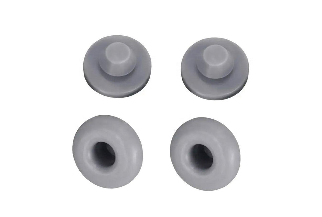 TRAPSKI Rack Replacement Rack Feet | Common 20 qt Cooler Rubber Feet for RTIC Coolers, Yeti Coolers, Tundra Roadie Tank Hard Sided | Non-Slip Non-Scratch Rubber Feet, Gray