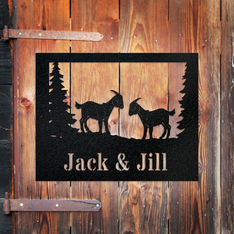 Twin Goat Farm Sign