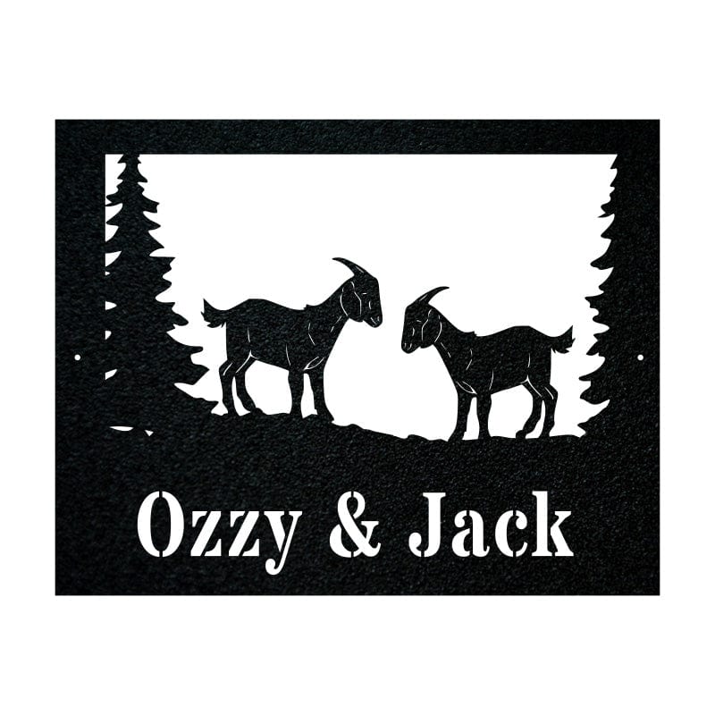 Twin Goat Farm Sign