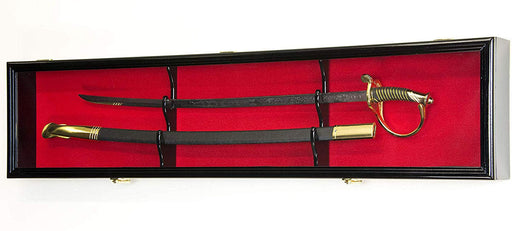 Sword Display Case Cabinet Stand Holder Wall Rack Box, , The Military Gift Store, Sword Display Products