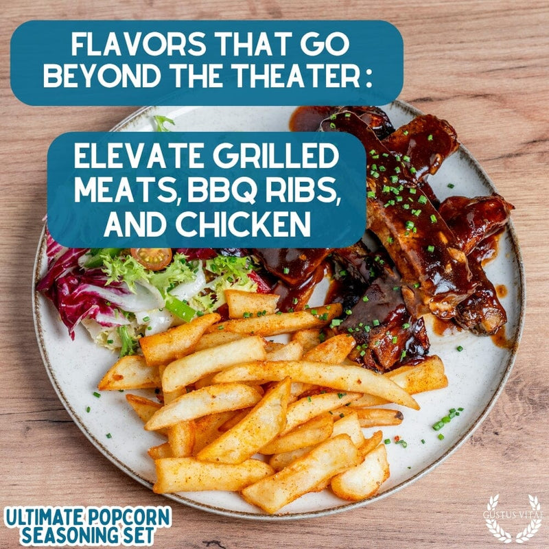 Ultimate Popcorn Seasoning Set - Six Pack Collections & Gift Sets Gustus Vitae