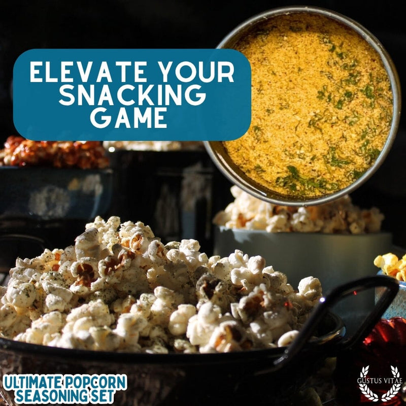 Ultimate Popcorn Seasoning Set - Six Pack Collections & Gift Sets Gustus Vitae