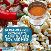 Ultimate Popcorn Seasoning Set - Six Pack Collections & Gift Sets Gustus Vitae