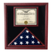 Extra Large Award and Flag Display Case for 3x5 flag - The Military Gift Store