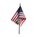 U.S. Flag Veteran Grave Marker With 30 Inch Tall American Cemetery Flag, Honoring Military Veterans and First Responders., U.S. Flag Veteran Grave Marker With 30 Inch Tall American Cemetery, The Military Gift Store, Grave Marker