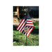 U.S. Flag Veteran Grave Marker With 30 Inch Tall American Cemetery Flag, Honoring Military Veterans and First Responders., U.S. Flag Veteran Grave Marker With 30 Inch Tall American Cemetery, The Military Gift Store, Grave Marker