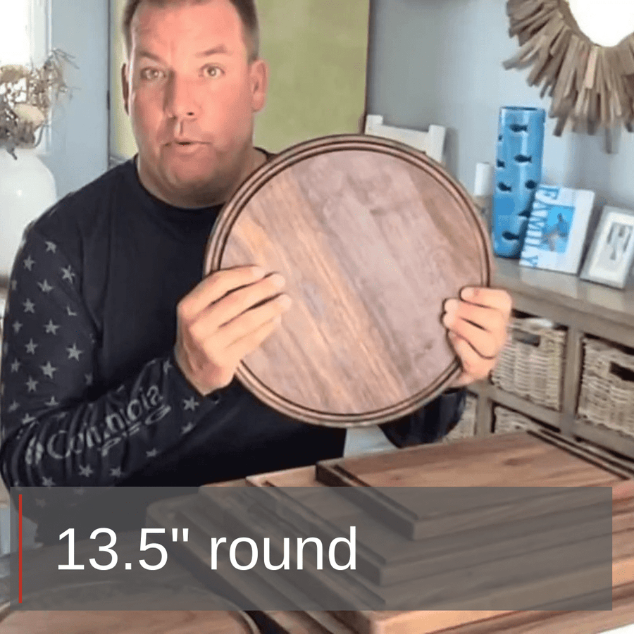 Large Round Walnut Charcuterie Board — Virginia Boys Kitchens