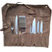 canvas chef knife roll for 12 knives