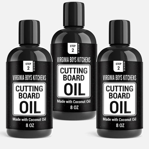 Virginia Boys Kitchens Coconut Cutting Board Oil wood care