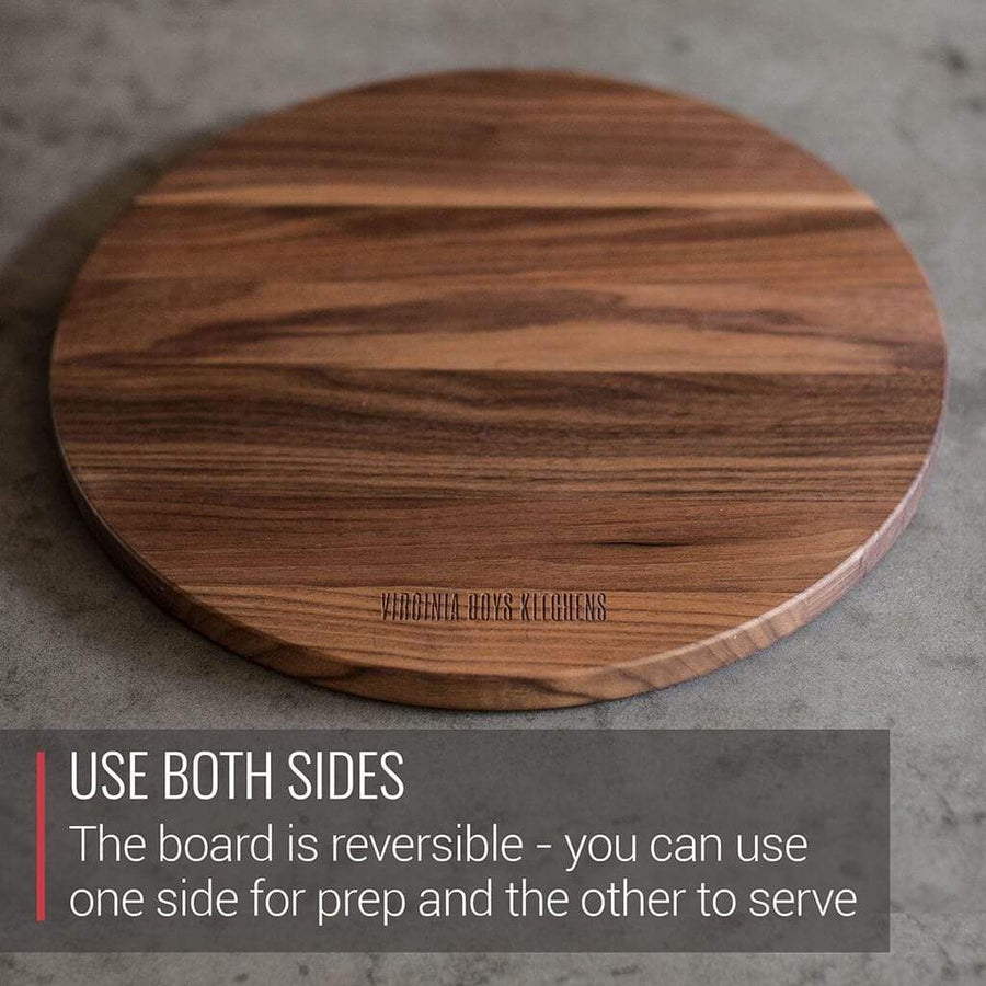 Large Round Walnut Charcuterie Board — Virginia Boys Kitchens