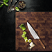 Virginia Boys Kitchens Cutting Board 20 x 15 Extra Large End Grain Walnut Wood Cutting Board - BrickMason Pattern