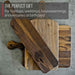 Virginia Boys Kitchens Cutting Board 4 x 20 Walnut Cutting Board and Bread Paddle with Handle