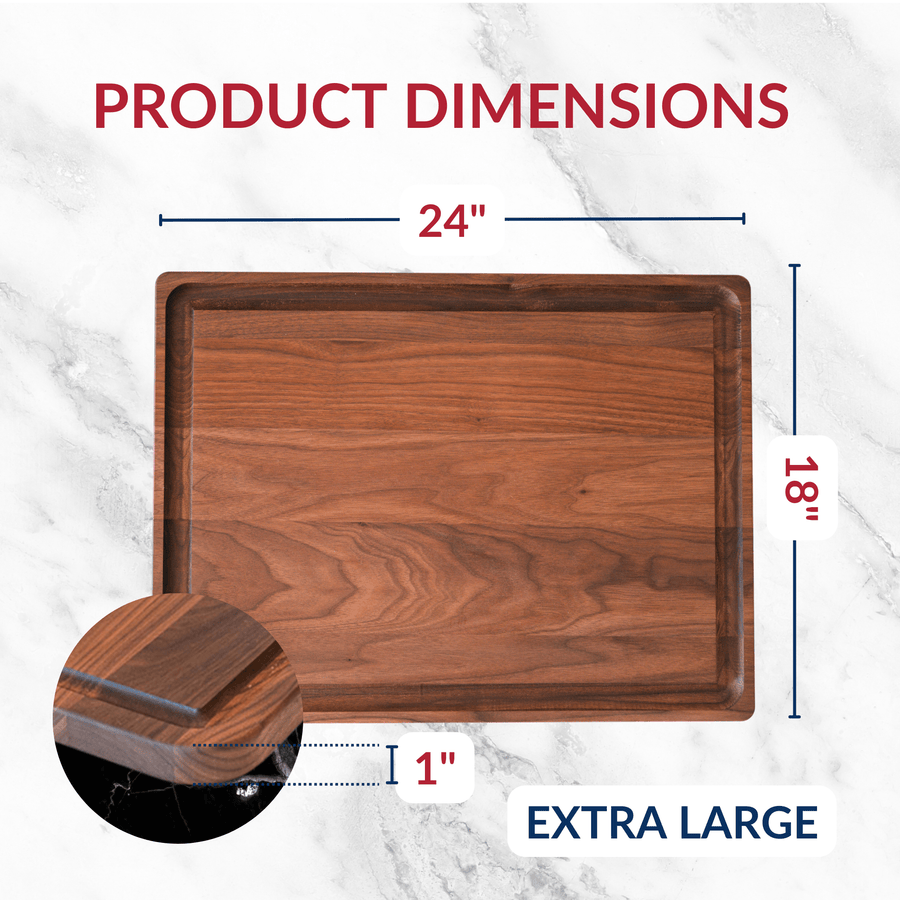 Extra-Large Walnut Cutting Board — Virginia Boys Kitchens