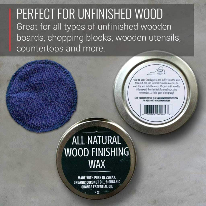 Virginia Boys Kitchens **NEW!** Complete Care Kit for Wood Cutting Board - Oil & Wax & Spray & Soap Bar - ORANGE & ROSEMARY