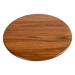 Virginia Boys Kitchens Serving Tray 13.5 Inch Round Walnut Wood Lazy Susan Centerpiece with Smooth 360 Degree Rotation